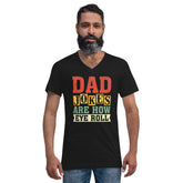 Dad T-Shirt Black - Dad Jokes Are How Eye Roll #1