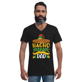 Dad T-Shirt Black - Nacho Average Dad #1
