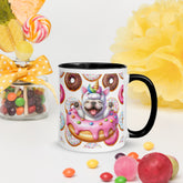 11oz French Bulldog Loves Donuts Mug - Life Is Short
