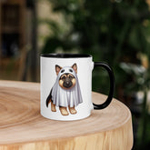 11oz Happy Halloween Ghost German Shepherd Mug #1