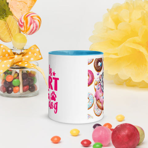 11oz Dalmatian Loves Donuts Mug - Life Is Short 11oz Dalmatian Loves Donuts Mug - Life Is Short