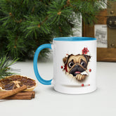 11oz Christmas Pug In Wall - Joy Love Paws