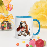11oz Whimsical Basset Hound Mug
