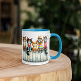11oz I Love Cats - Cats On Fence #4