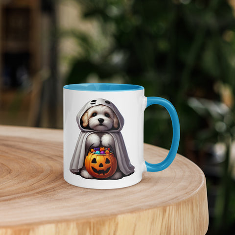 11oz Happy Halloween Ghost Havanese Mug #1 11oz Happy Halloween Ghost Havanese Mug #1