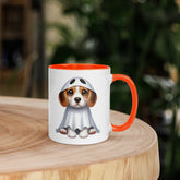 11oz Happy Halloween Ghost Beagle Mug #1