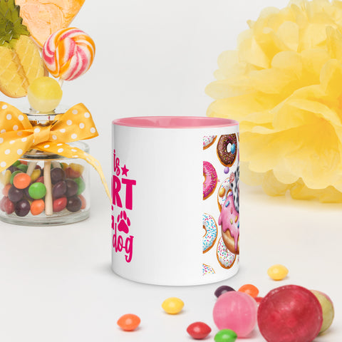 11oz Dalmatian Loves Donuts Mug - Life Is Short 11oz Dalmatian Loves Donuts Mug - Life Is Short