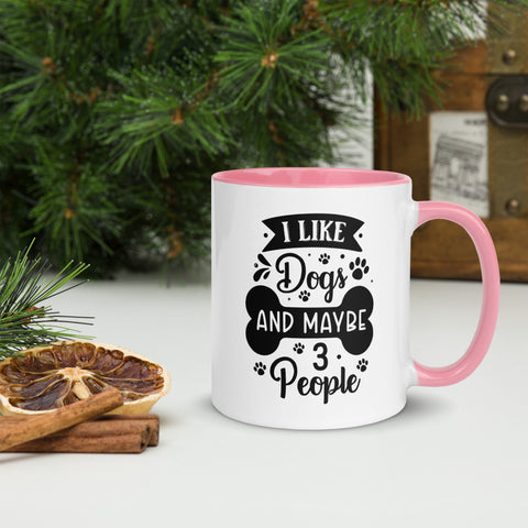 11oz White Mug - I Like Dogs And Maybe 3 People 11oz White Mug - I Like Dogs And Maybe 3 People