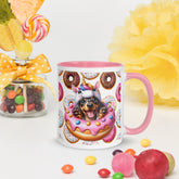 11oz Dachshund Loves Donuts Mug - Life Is Short