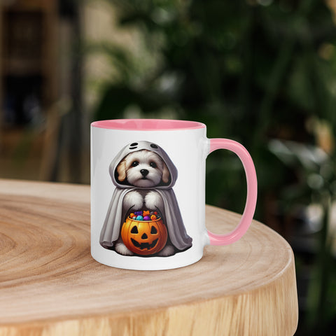 11oz Happy Halloween Ghost Havanese Mug #1 11oz Happy Halloween Ghost Havanese Mug #1