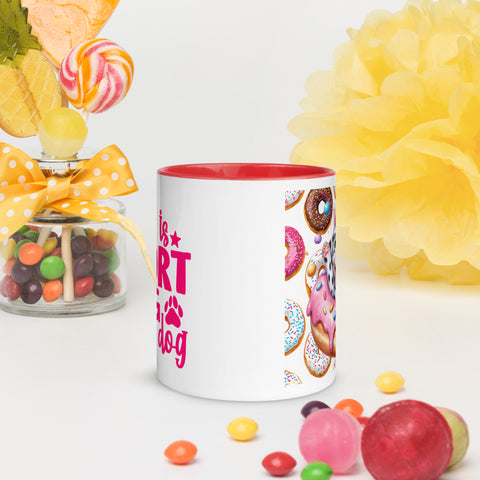 11oz Dalmatian Loves Donuts Mug - Life Is Short 11oz Dalmatian Loves Donuts Mug - Life Is Short