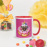 11oz Sparkles Unicorn Pug - Pug Mug