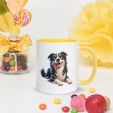 11oz Whimsical Border Collie Mug