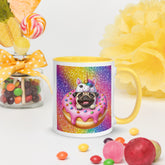 11oz Rainbow Unicorn Pug - Pug Mug