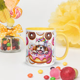 11oz Cavalier King Charles Spaniel Loves Donuts Mug - Life Is Short