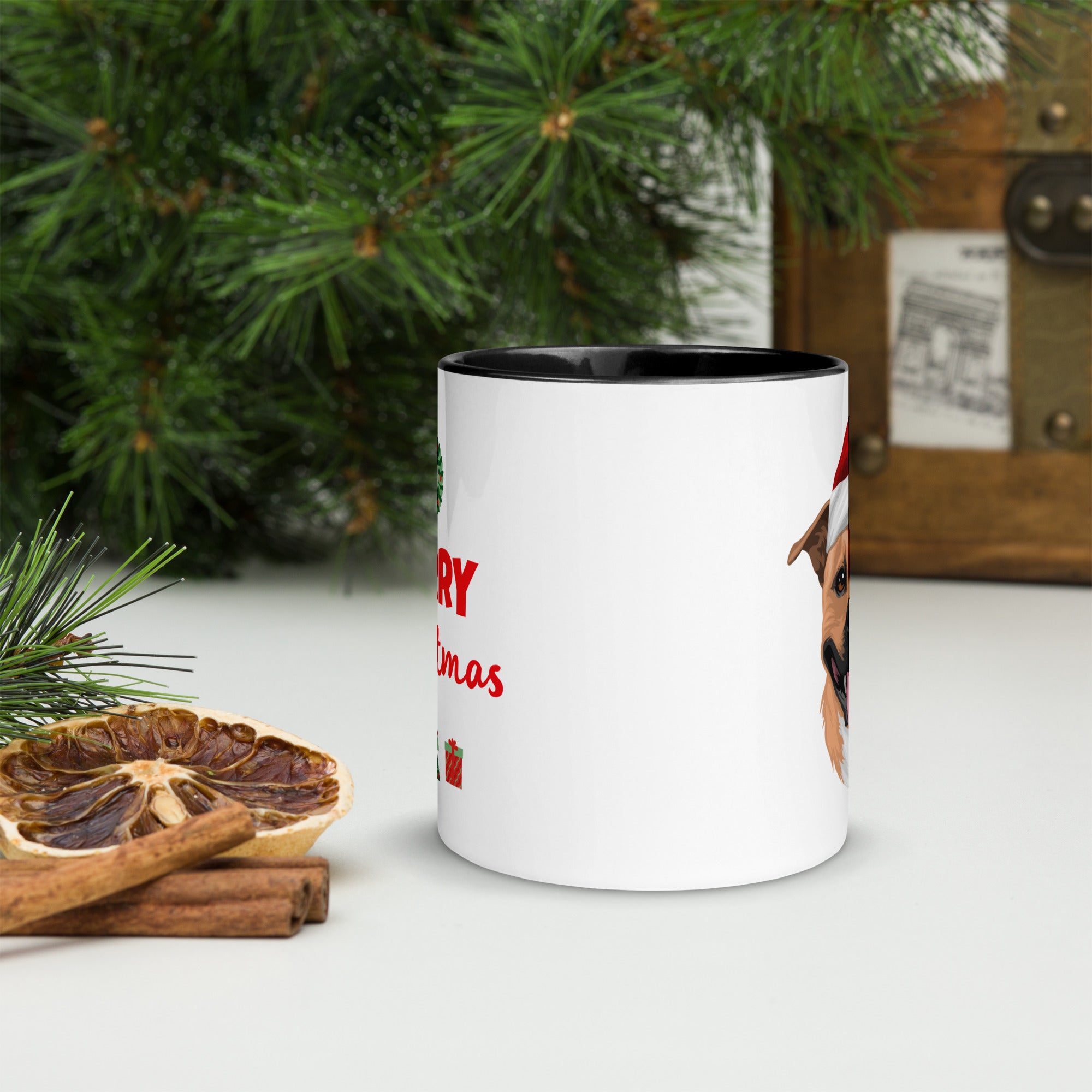 11oz Merry Christmas Staffordshire Bull Terrier Mug