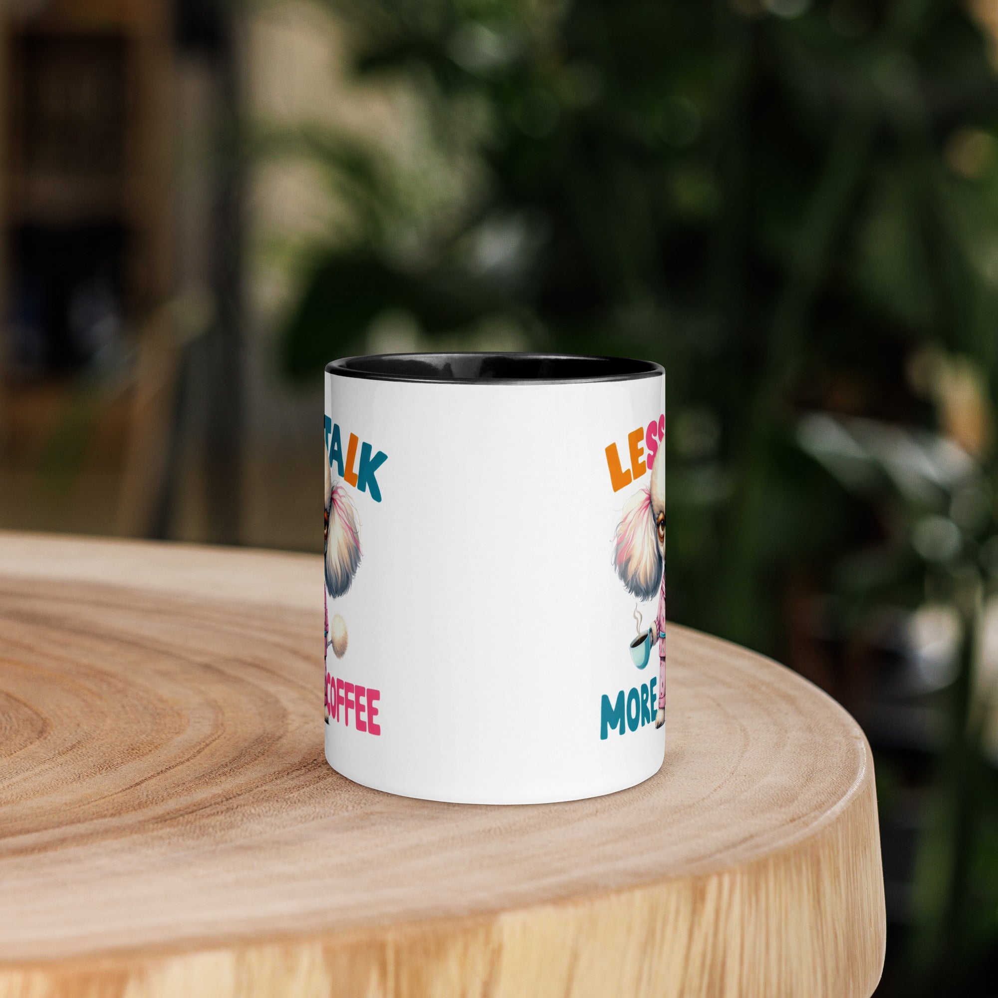 11oz Poodle Mug - Less Talk More Coffee