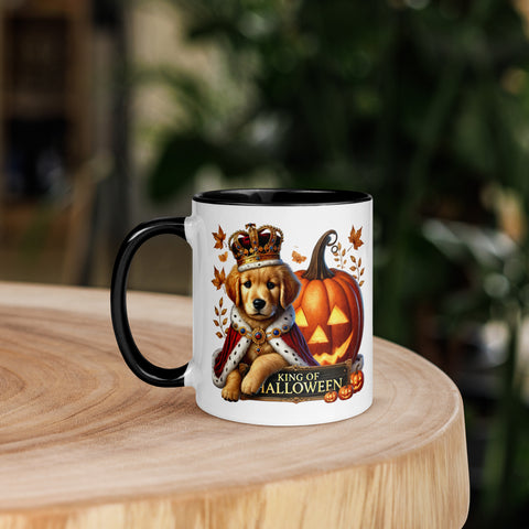 11oz Halloween Golden Retriever Mug #6