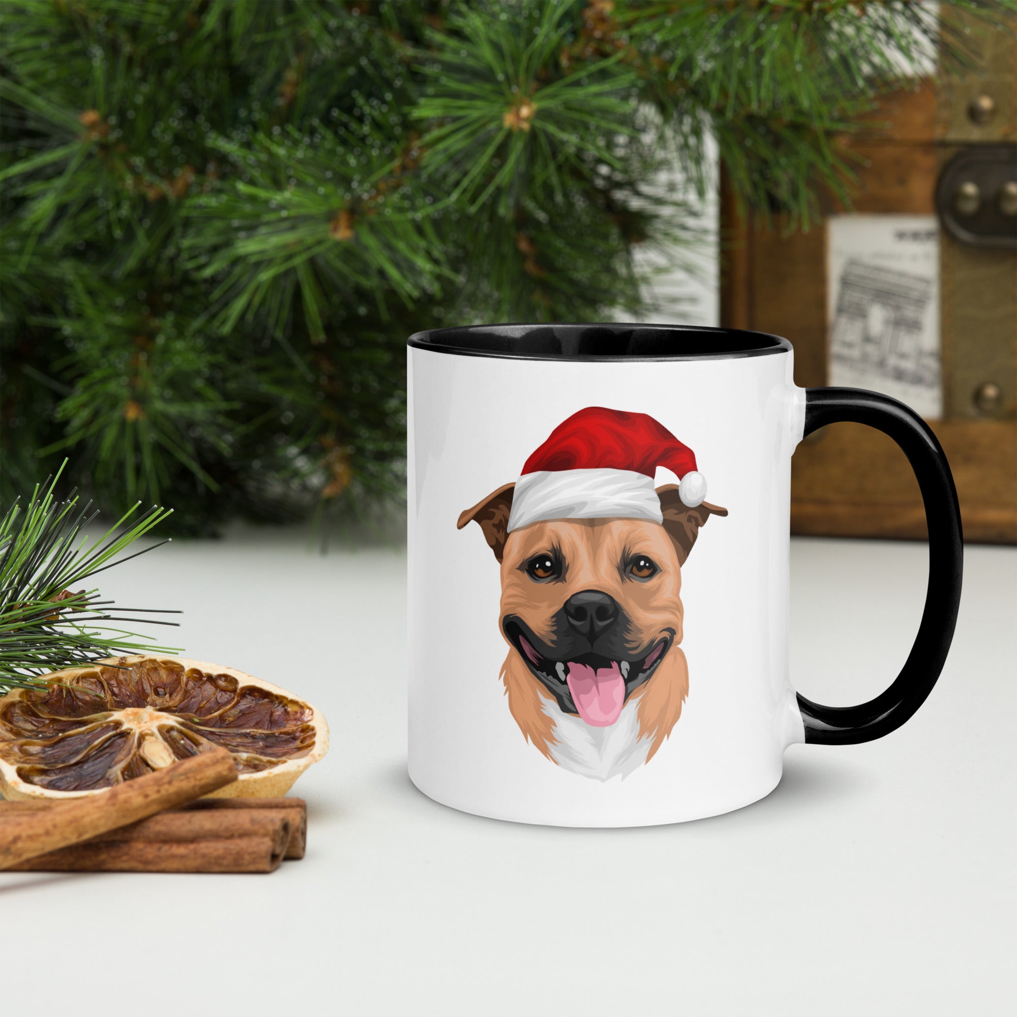 11oz Merry Christmas Staffordshire Bull Terrier Mug