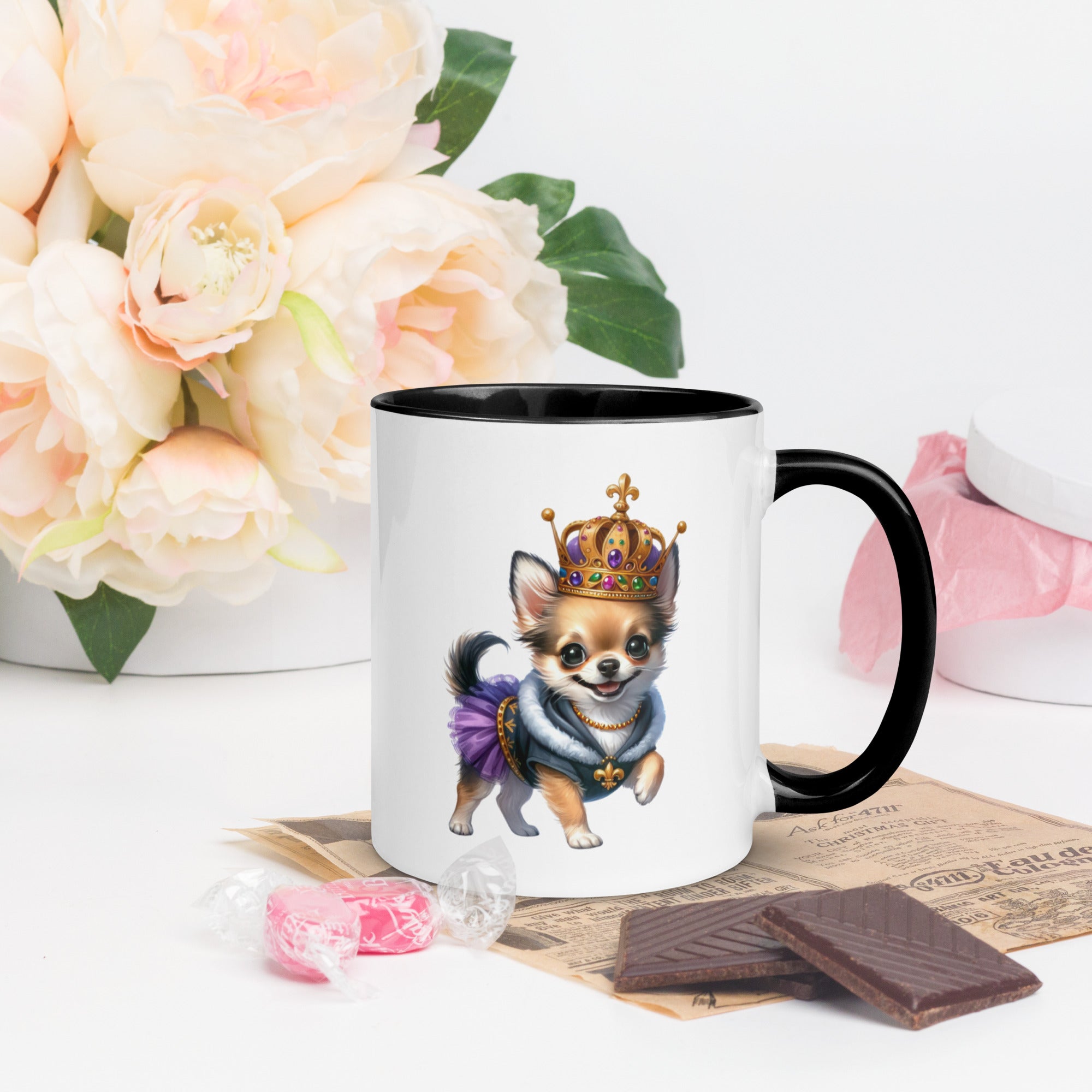 11oz Mardi Gras Chihuahua Mug