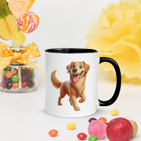 11oz Whimsical Golden Retriever Mug