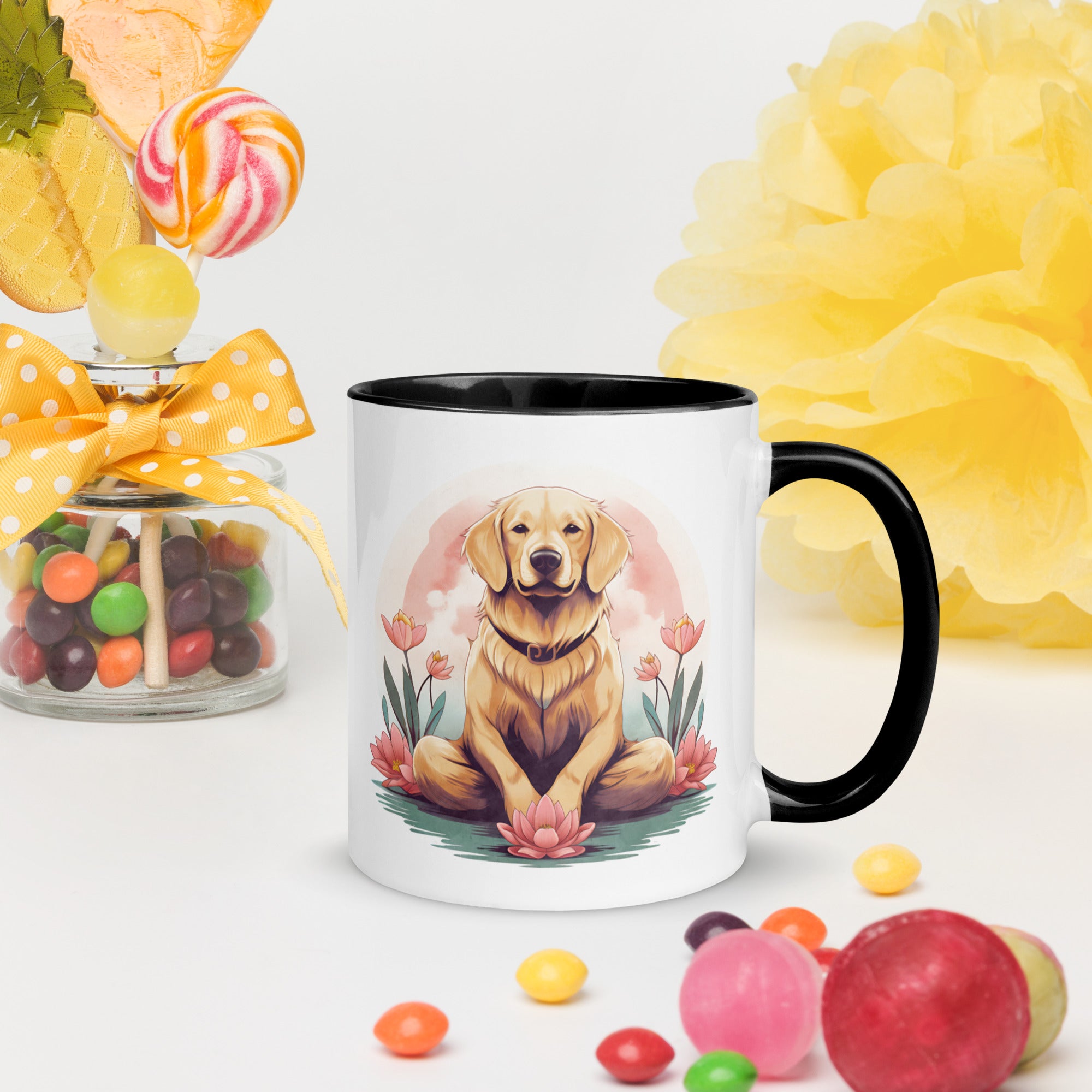 11oz Meditating Golden Retriever - Life Is Better With Dogs