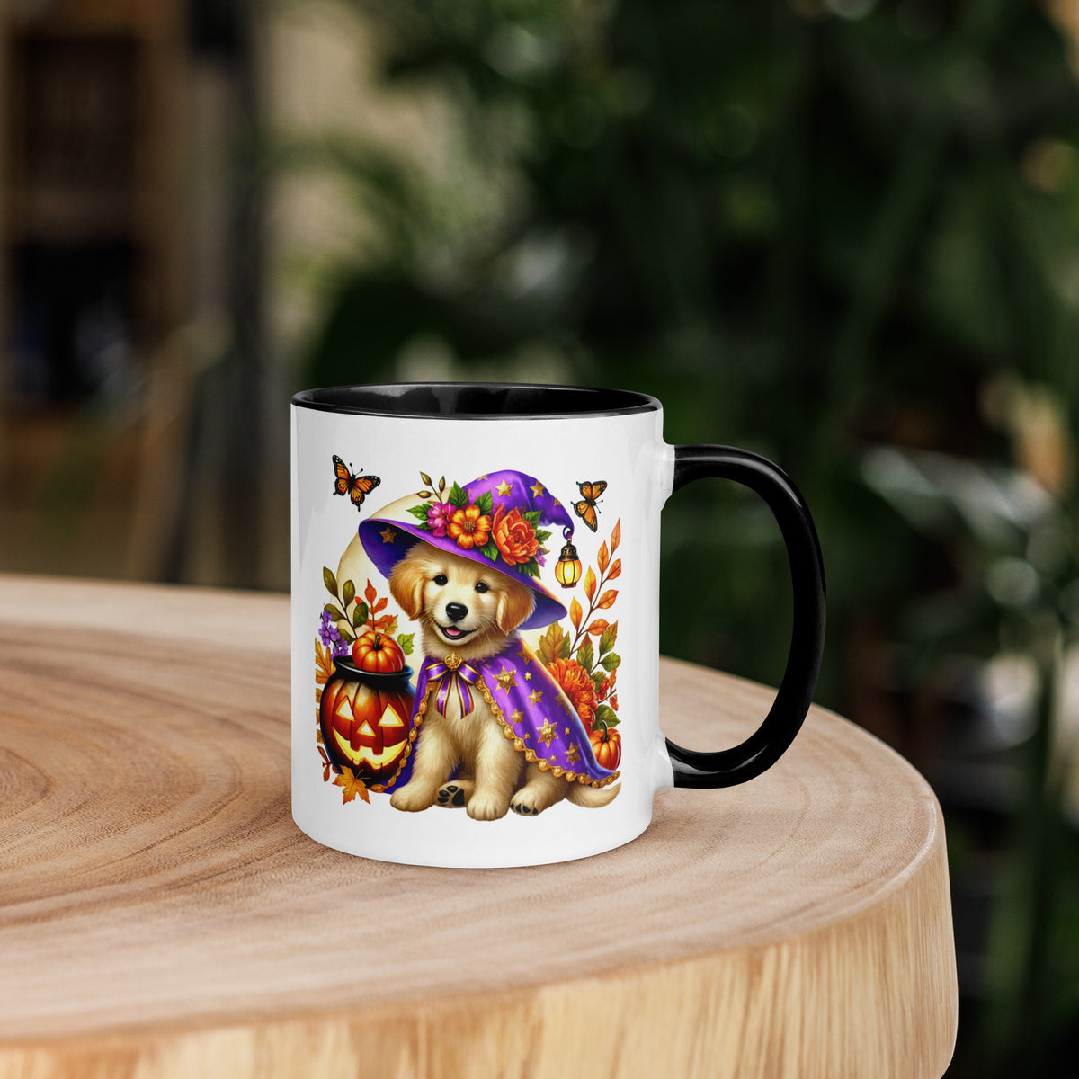 11oz Halloween Golden Retriever Mug #1