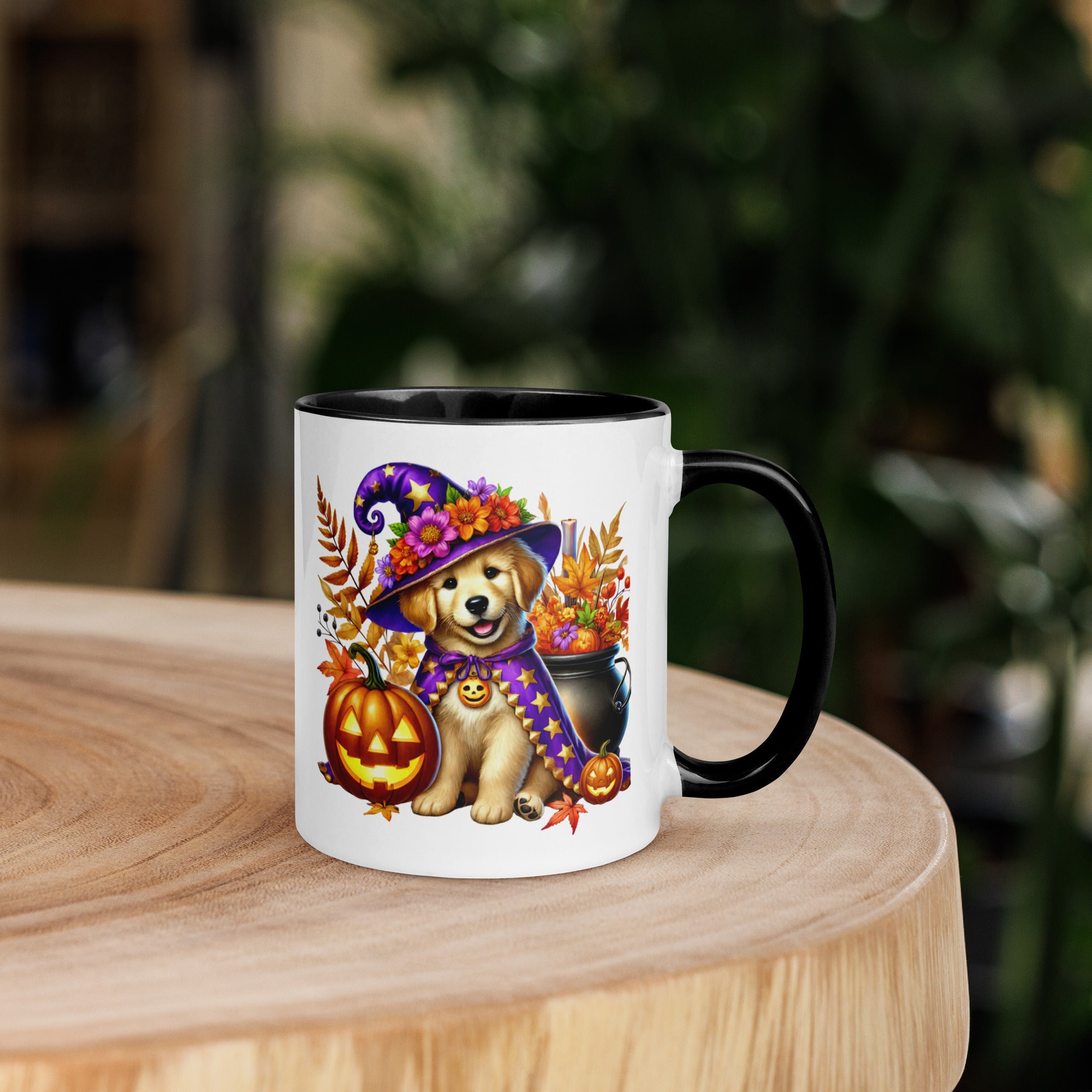 11oz Halloween Golden Retriever Mug #2