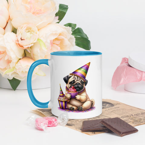 11oz Mardi Gras Pug Mug