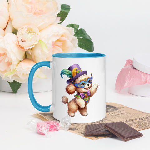 11oz Mardi Gras Poodle Mug