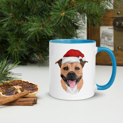 11oz Merry Christmas Staffordshire Bull Terrier Mug