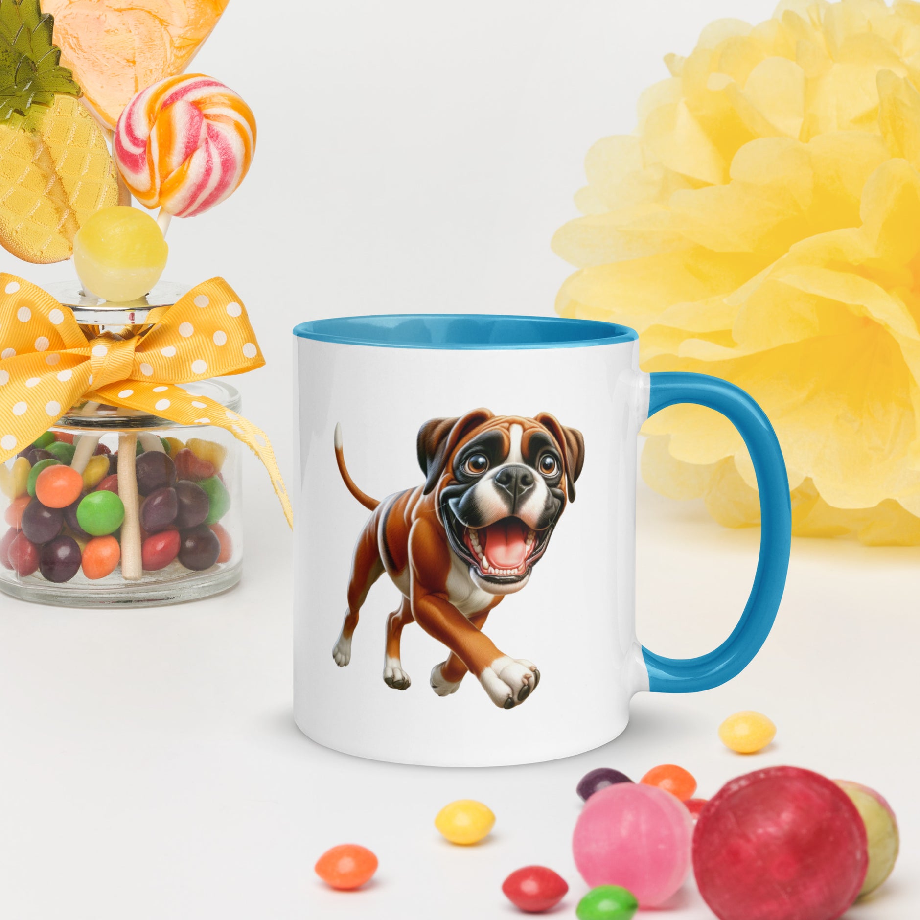 Boxer Dogs Boxing Funny Ceramic Mug 11 Oz Gift CafePress Boxer Dogs Boxing  Mug - 11 Oz Ceramic Coffee Mug, Funny Dog Lover Gift Novelty Mug