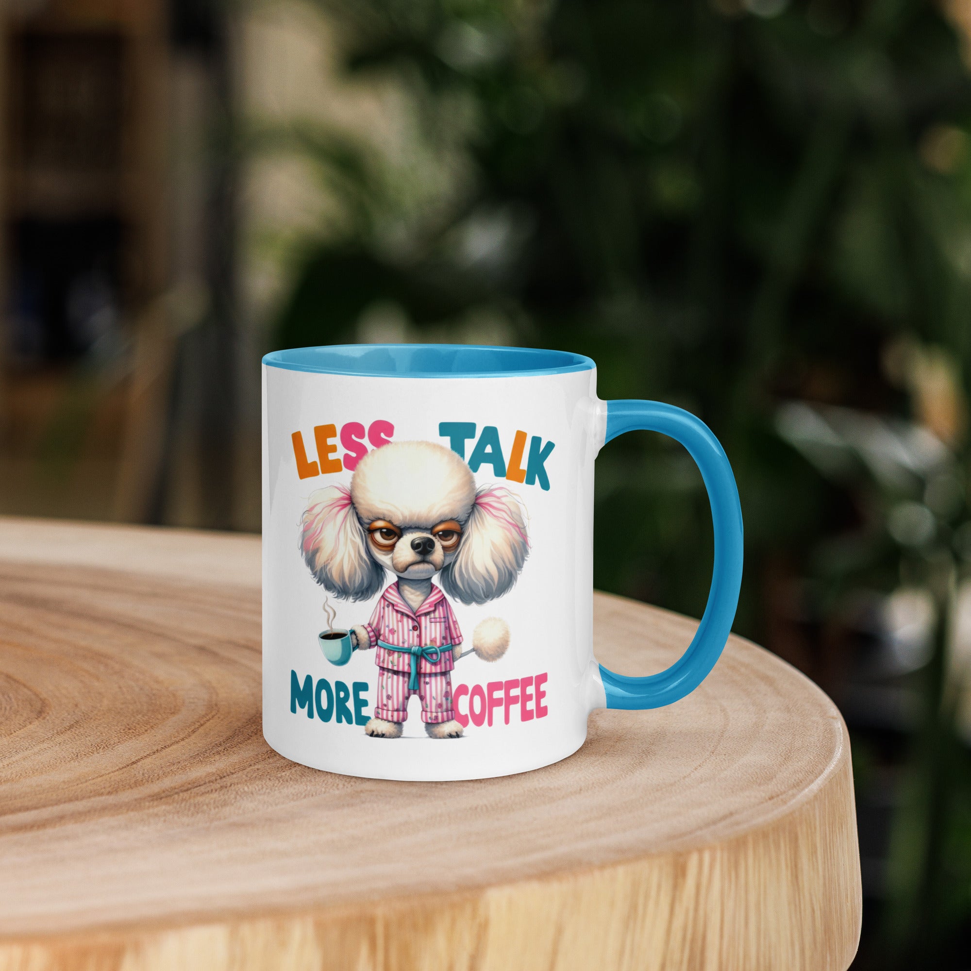 11oz Poodle Mug - Less Talk More Coffee