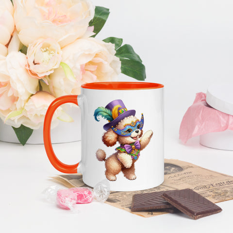 11oz Mardi Gras Poodle Mug