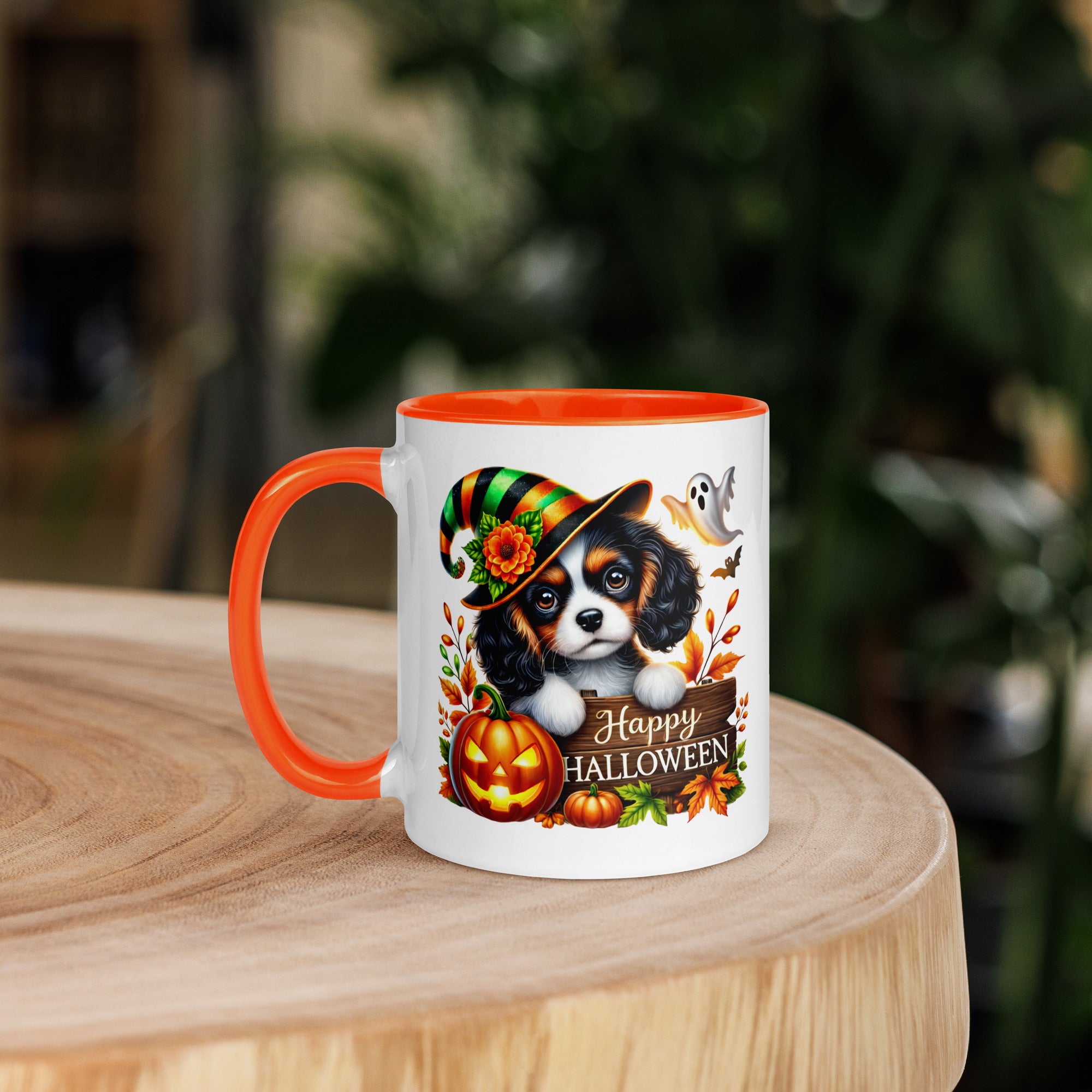 11oz Halloween Cavalier King Charles Spaniel Mug #3