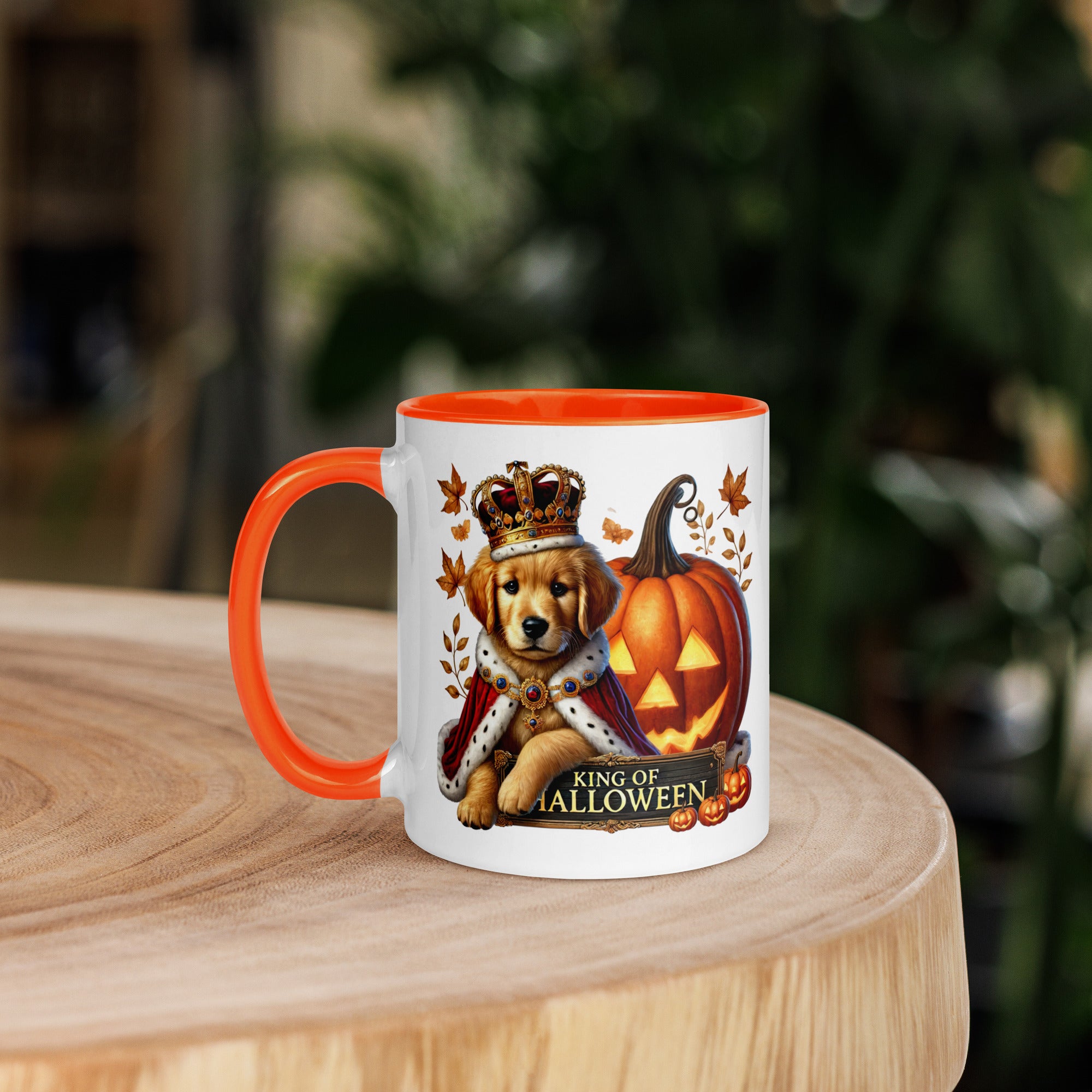 11oz Halloween Golden Retriever Mug #6