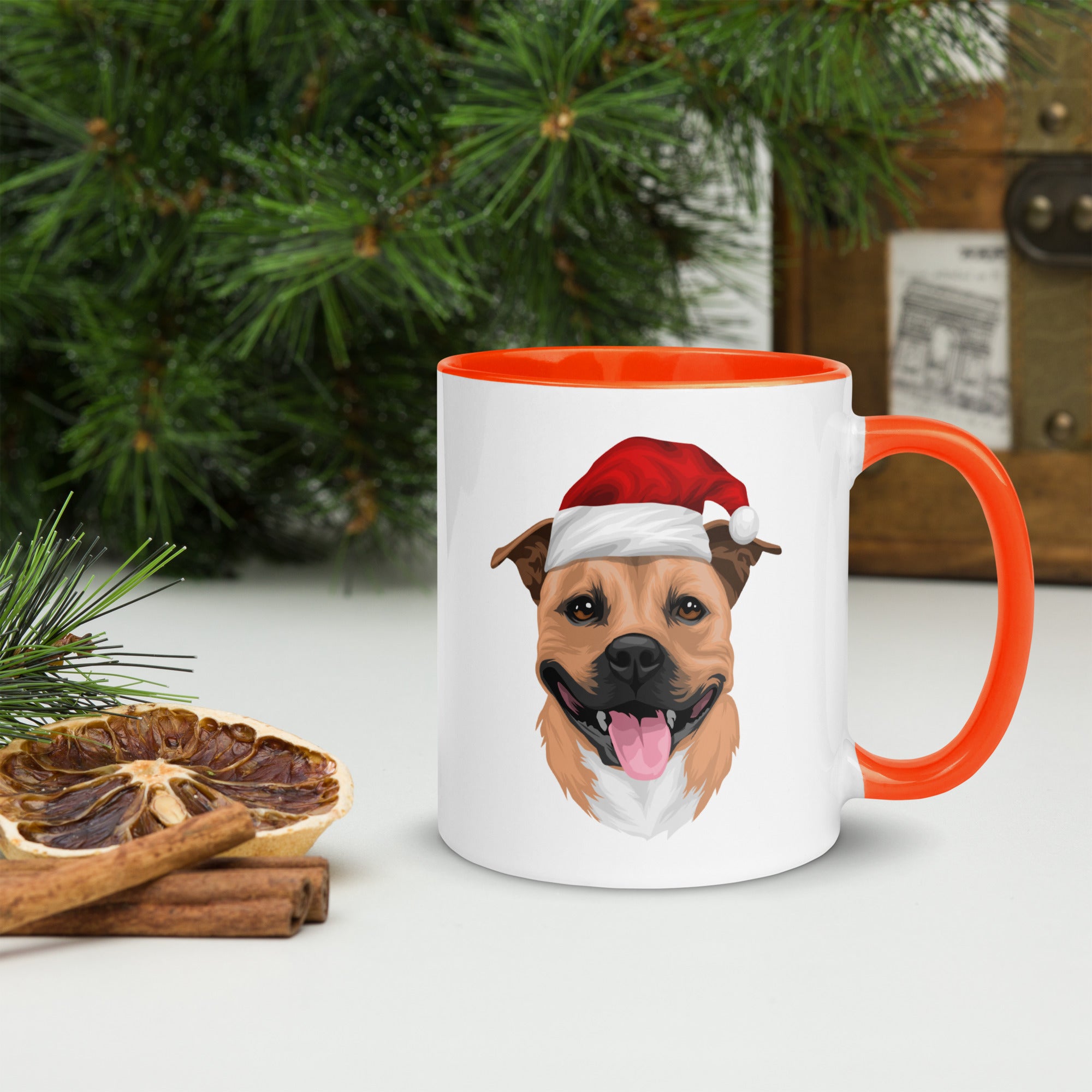 11oz Merry Christmas Staffordshire Bull Terrier Mug