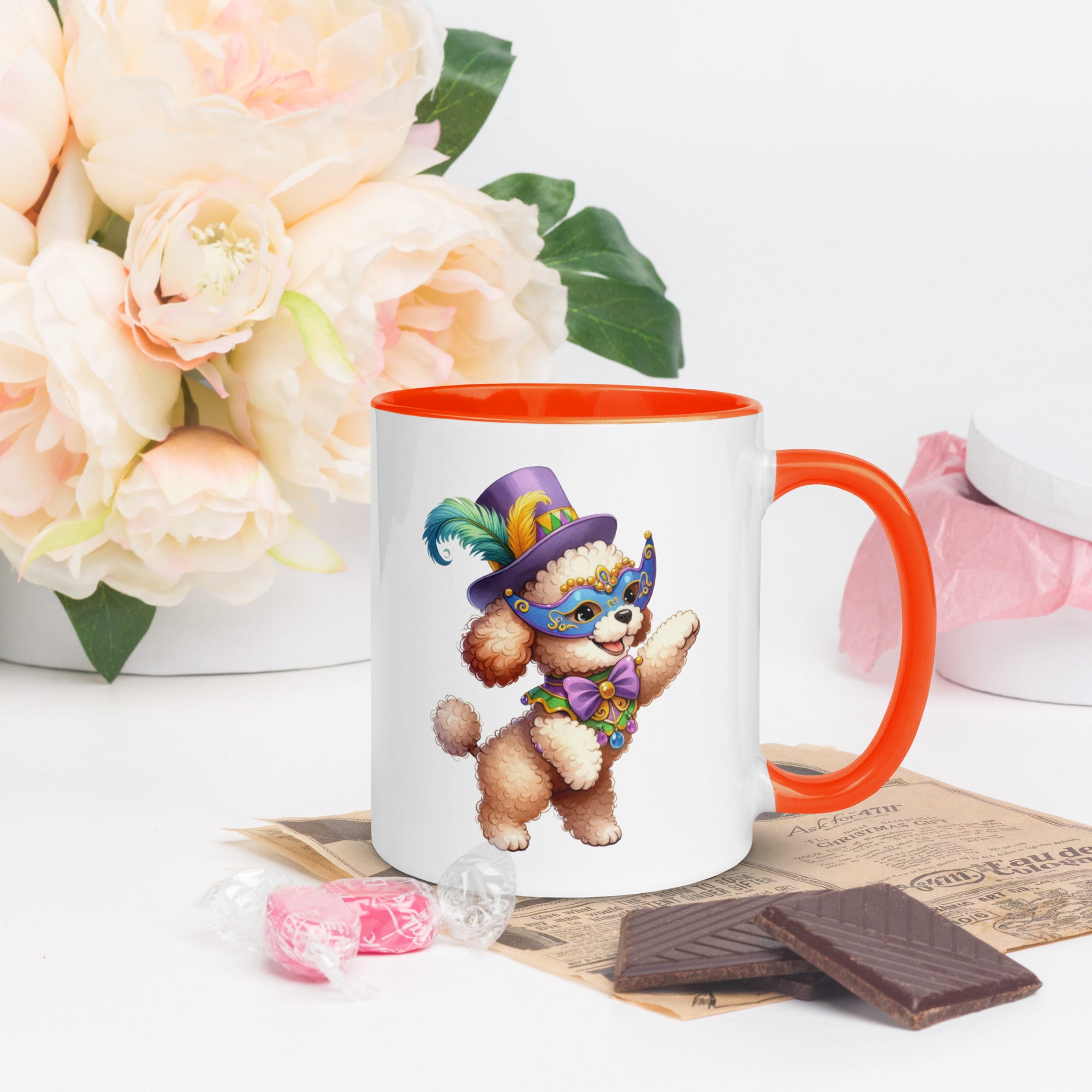 11oz Mardi Gras Poodle Mug