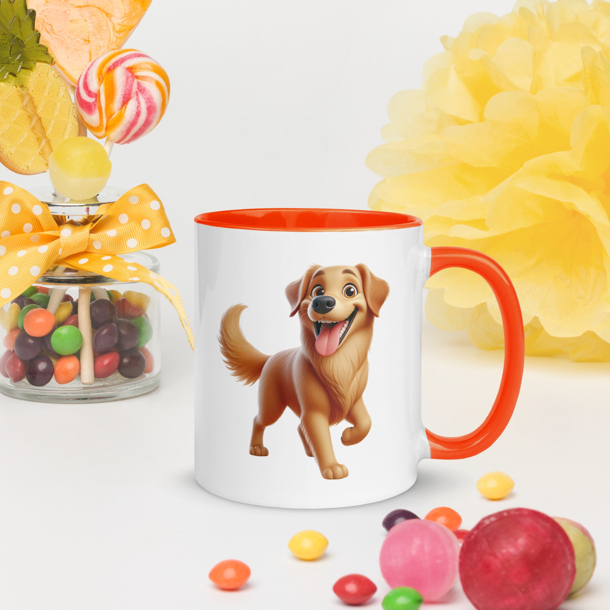 11oz Whimsical Golden Retriever Mug