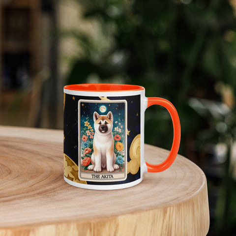 11oz Tarot Card Mug - The Akita