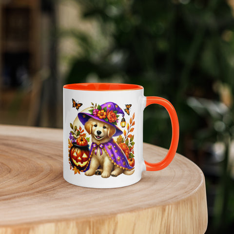 11oz Halloween Golden Retriever Mug #1