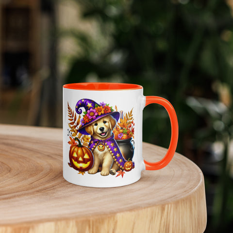 11oz Halloween Golden Retriever Mug #2