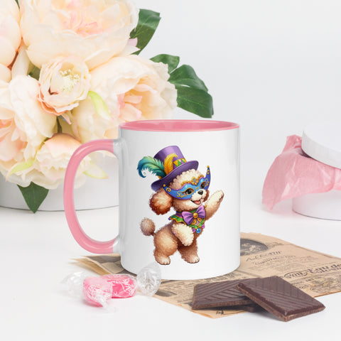 11oz Mardi Gras Poodle Mug