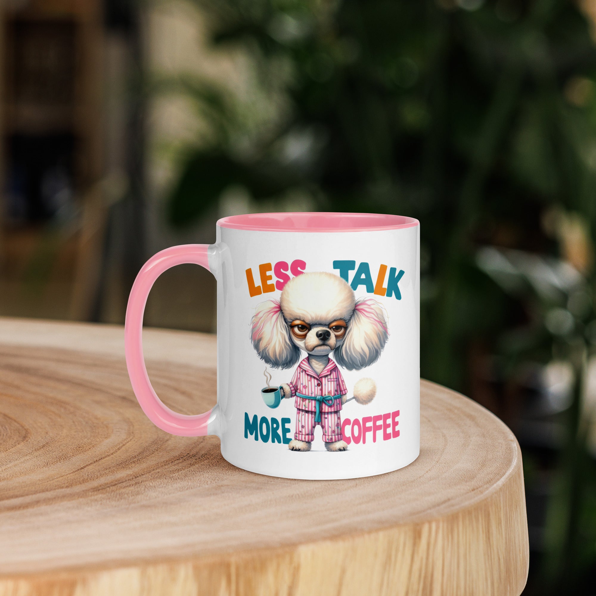 11oz Poodle Mug - Less Talk More Coffee