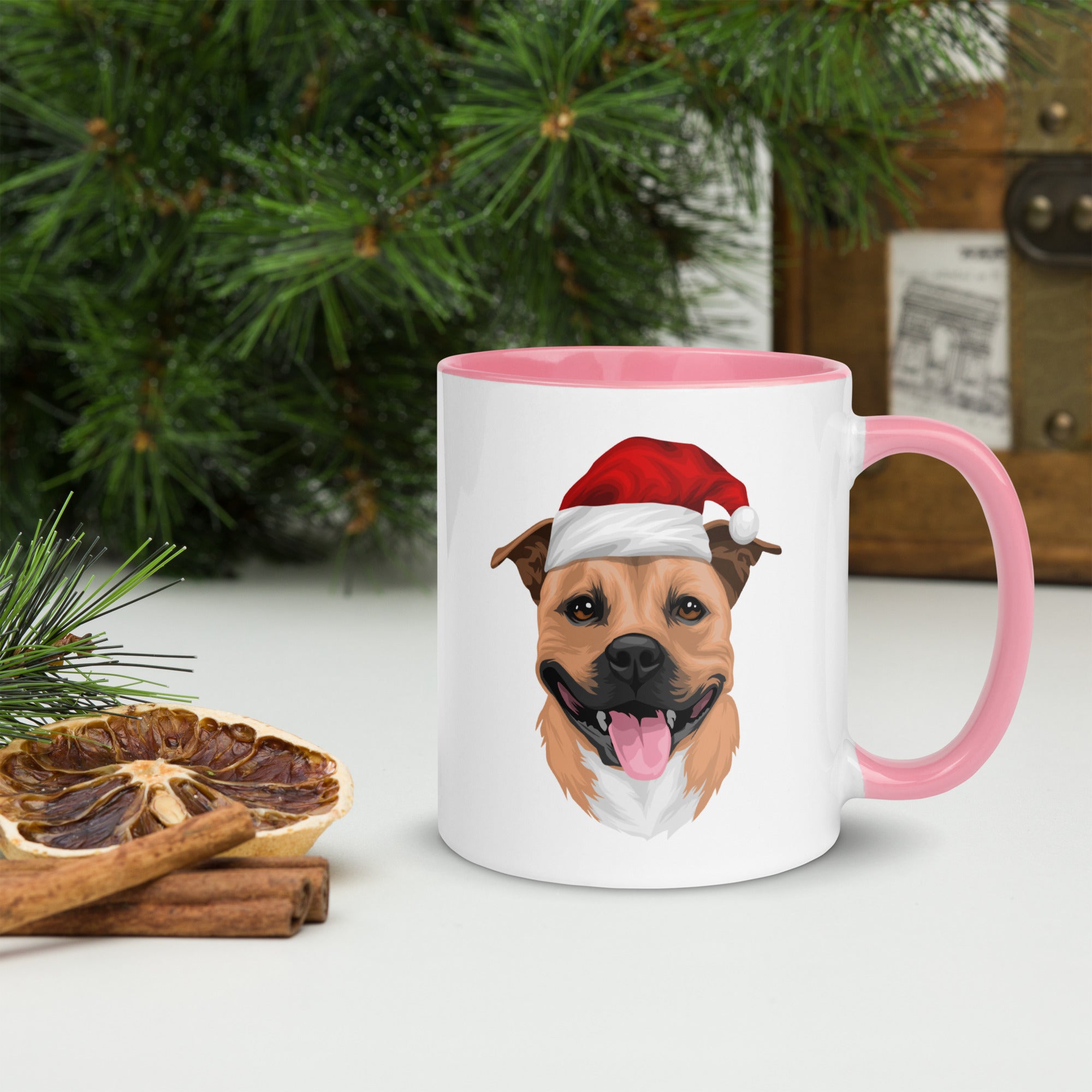 11oz Merry Christmas Staffordshire Bull Terrier Mug