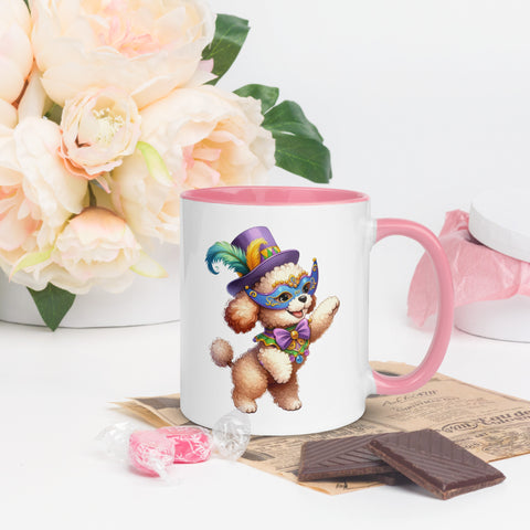 11oz Mardi Gras Poodle Mug