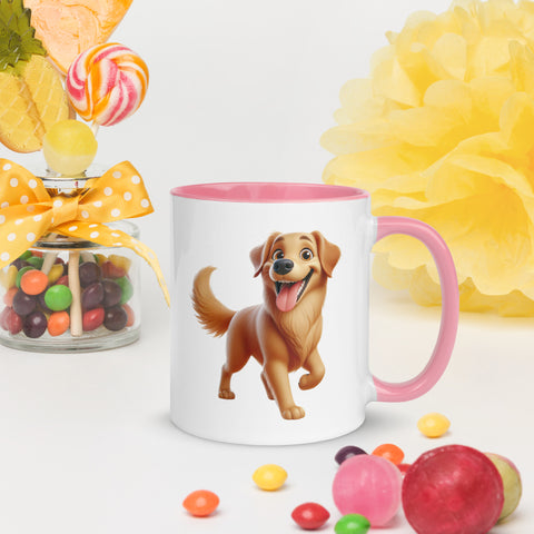 11oz Whimsical Golden Retriever Mug