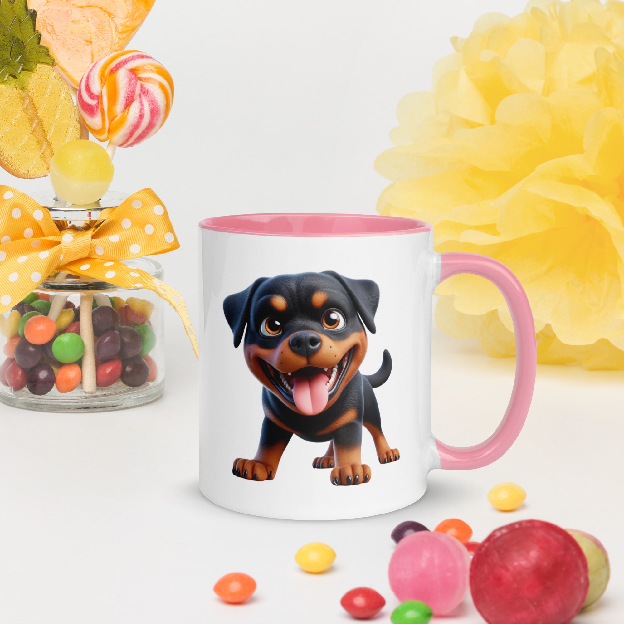 11oz Whimsical Rottweiler Mug