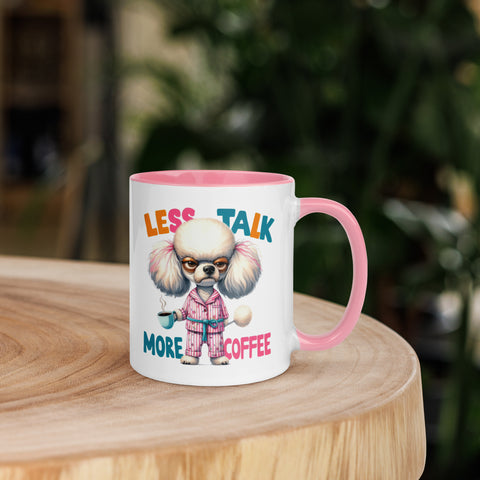 11oz Poodle Mug - Less Talk More Coffee