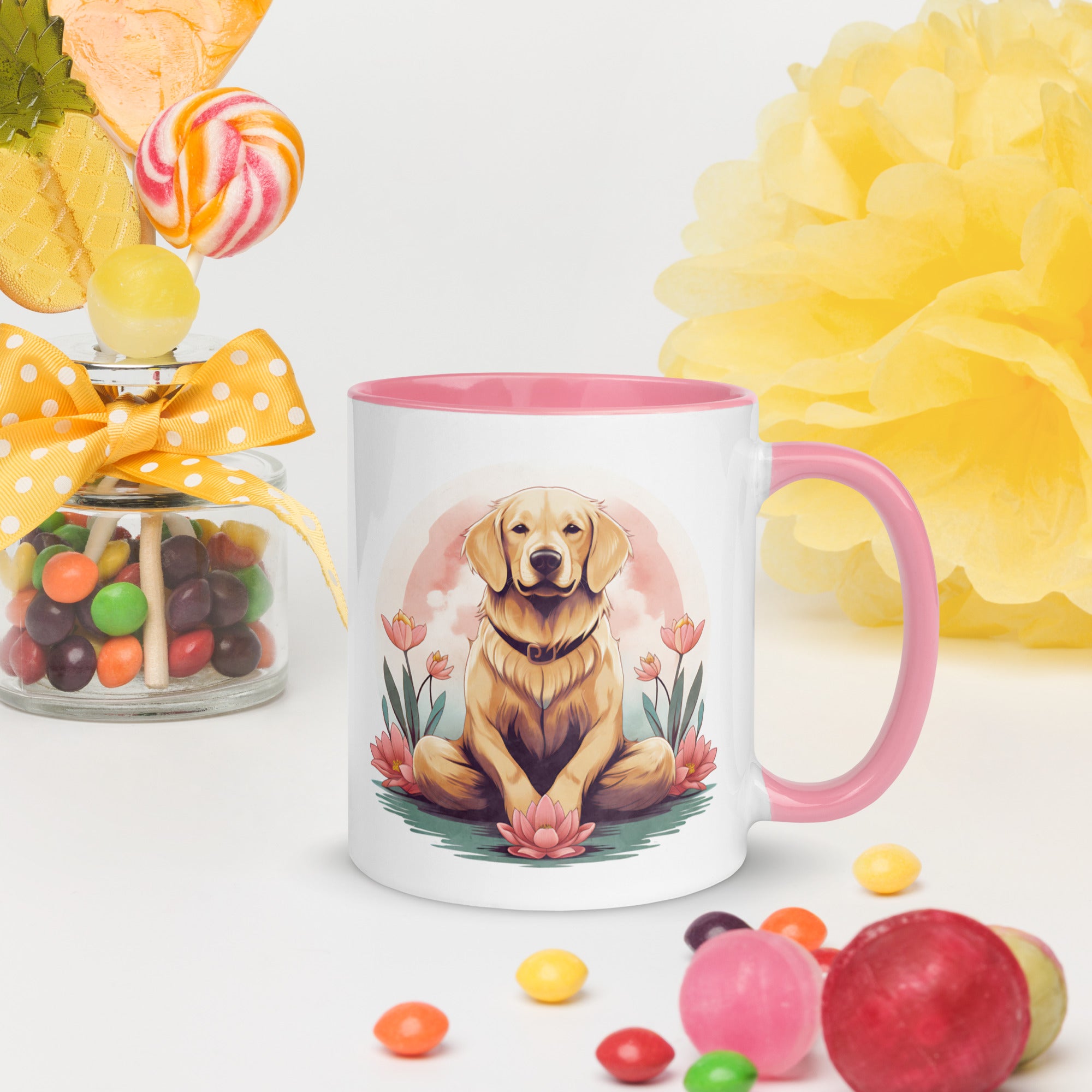 11oz Meditating Golden Retriever - Life Is Better With Dogs